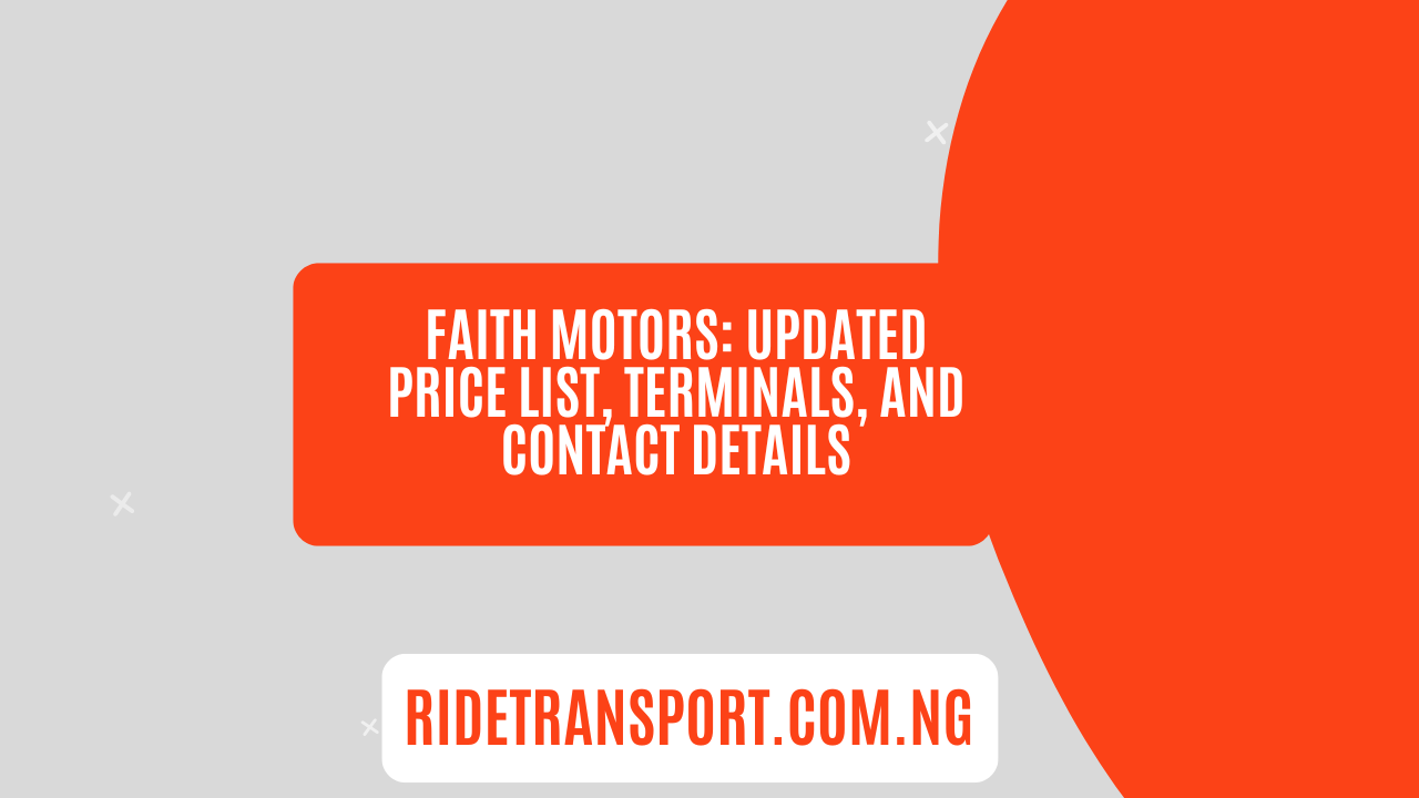 Faith Motors Updated Price List, Terminals, and Contact Details