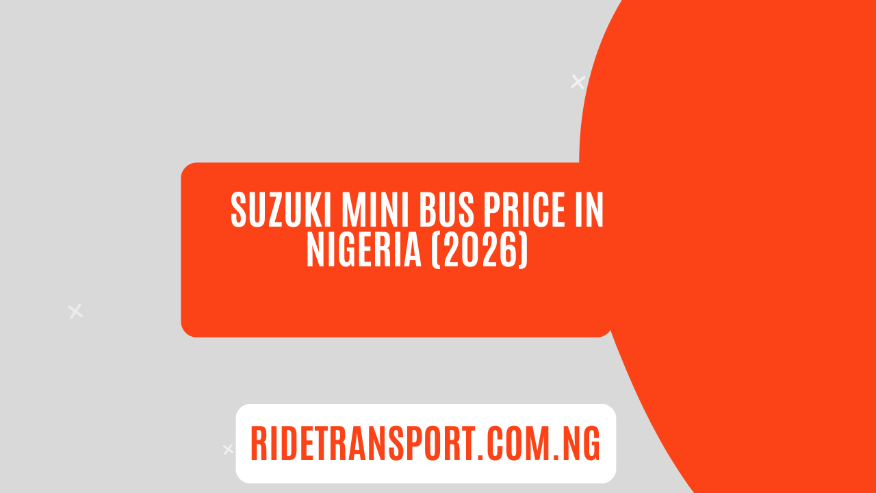 Suzuki Mini Bus Price in Nigeria (2026)